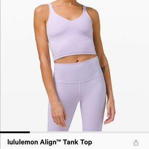 Lululemon Align Tank in Lavender Dew